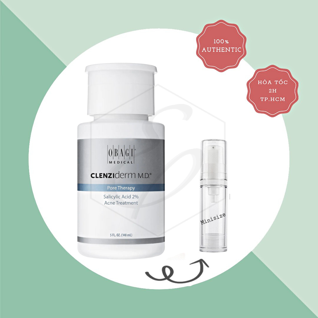 Dung dịch tẩy tế bào chết Obagi Clenziderm Pore Therapy Salicylic Acid 2% Ance Treatment - 148ml